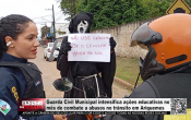 Guarda Civil Municipal intensifica a&ccedil;&otilde;es educativas no m&ecirc;s de combate a abusos no tr&acirc;nsito em Ariquemes &ndash; V&iacute;deo
