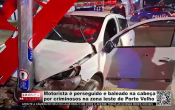 Motorista &eacute; perseguido e baleado na cabe&ccedil;a por criminosos na zona leste de Porto Velho &ndash; V&iacute;deo
