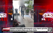 Homem incendeia apartamento com esposa gr&aacute;vida e animais de estima&ccedil;&atilde;o dentro no bairro Novo em Porto Velho &ndash; V&iacute;deo