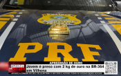 APREENS&Atilde;O DE OURO &ndash; Jovem &eacute; preso com 2 kg de ouro na BR 364 em Vilhena &ndash; V&iacute;deo