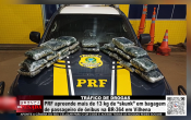 TR&Aacute;FICO DE DROGAS &ndash; PRF apreende mais de 13 kg de “skunk” em bagagem de passageiro de &ocirc;nibus na BR&ndash;364 em Vilhena &ndash; V&iacute;deo