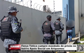 For&ccedil;a T&aacute;tica cumpre mandado de pris&atilde;o no bairro Apoio Social em Ariquemes &ndash; V&iacute;deo