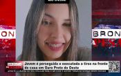Jovem &eacute; perseguida e executada a tiros na frente de casa em Ouro Preto do Oeste &ndash; V&iacute;deo