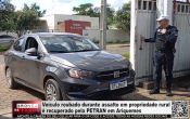 Ve&iacute;culo roubado durante assalto em propriedade rural &eacute; recuperado pela PETRAN em Ariquemes &ndash; V&iacute;deo