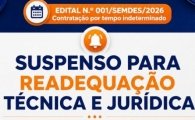 Prefeitura de Ariquemes suspende processo seletivo para readequa&ccedil;&atilde;o t&eacute;cnica e jur&iacute;dica