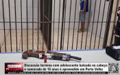 Discuss&atilde;o termina com adolescente baleada na cabe&ccedil;a e namorado de 16 anos &eacute; apreendido em PVH &ndash; V&iacute;deo