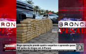 Mega opera&ccedil;&atilde;o prende quatro suspeitos e apreende quase 300 quilos de drogas em Ji&ndash;Paran&aacute; &ndash; V&iacute;deo