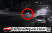 V&iacute;deo de C&acirc;mera de Seguran&ccedil;a mostra atropelamento que deixa jovem em estado grav&iacute;ssimo em Ji&ndash;Paran&aacute; &ndash; V&iacute;deo