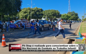 Pit Stop &eacute; realizado para conscientizar sobre o Dia Nacional de Combate ao Trabalho Infantil &ndash; V&iacute;deo