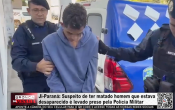 Suspeito de ter matado homem que estava desaparecido &eacute; levado preso pela Pol&iacute;cia Militar em Ji&ndash;Paran&aacute; &ndash; V&iacute;deo
