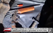 PM reage a invas&atilde;o de resid&ecirc;ncia contra assaltantes e adolescente baleado &eacute; apreendido em PVH &ndash; V&iacute;deo
