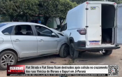 Fiat Strada e Fiat Siena ficam destru&iacute;dos ap&oacute;s colis&atilde;o no cruzamento das ruas Vin&iacute;cius de Moraes e Xapuri em Ji&ndash;Paran&aacute; &ndash; V&iacute;deo