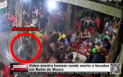 V&iacute;deo mostra homem sendo morto a facadas em Rolim de Moura &ndash; V&iacute;deo