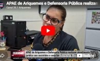 APAE de Ariquemes e Defensoria P&uacute;blica realizam atendimento jur&iacute;dico &ndash; V&iacute;deo