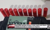 Pol&iacute;cia Militar apreende muni&ccedil;&otilde;es e conduz suspeito ap&oacute;s disparos e tentativa de inc&ecirc;ndio em resid&ecirc;ncia em Ariquemes  &ndash; V&iacute;deo  