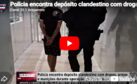 Pol&iacute;cia encontra  dep&oacute;sito clandestino com drogas, armas e muni&ccedil;&otilde;es durante opera&ccedil;&atilde;o em Porto Velho &ndash; V&iacute;deo     