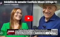 Iniciativa do senador Conf&uacute;cio Moura entrega 15 laborat&oacute;rios em 10 escolas de Ariquemes &ndash; V&iacute;deo    