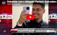 Entrevista com o delegado Flaviano Jos&eacute; sobre caso do jovem que foi assassinado a tiros pelo cunhado &ndash; V&Iacute;DEO  