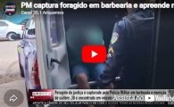 PM captura foragido em barbearia e apreende muni&ccedil;&atilde;o calibre.38 em ve&iacute;culo na zona sul de Porto Velho &ndash; V&Iacute;DEO   