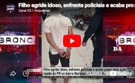 Filho agride idoso, enfrenta policiais e acaba preso ap&oacute;s a&ccedil;&atilde;o r&aacute;pida da PM no bairro Mariana em PVH &ndash; V&Iacute;DEO 