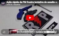 A&ccedil;&atilde;o r&aacute;pida da PM frustra tentativa de assalto a posto de combust&iacute;veis na zona Leste de Porto Velho &ndash; V&Iacute;DEO