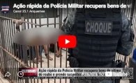 A&ccedil;&atilde;o r&aacute;pida da Pol&iacute;cia Militar recupera bens de v&iacute;tima de roubo e prende suspeitos em Porto Velho &ndash; V&Iacute;DEO