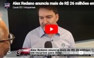 Alex Redano anuncia mais de R$ 26 milh&otilde;es em recursos para Ariquemes &ndash; V&Iacute;DEO