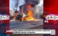 Grave acidente envolvendo duas carretas &eacute; registrado na BR 364 pr&oacute;ximo a Ariquemes &ndash; V&Iacute;DEO