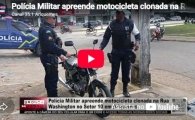 Pol&iacute;cia Militar apreende motocicleta clonada na Rua Washington no Setor 10 em Ariquemes &ndash; V&Iacute;DEO