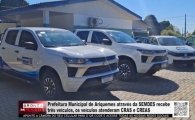 Prefeitura de Ariquemes entrega tr&ecirc;s ve&iacute;culos para fortalecer atendimentos do CRAS e CREAS &ndash; V&Iacute;DEO