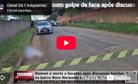 Homem &eacute; mortO com golpe de faca ap&oacute;s discuss&atilde;o familiar &ndash; LIVE: ESTAMOS NO AR! PROGRAMA BRONCA DA PESADA