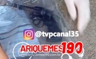 URGENTE: Elemento que morreu ao trocar tiros com a For&ccedil;a T&aacute;tica no Setor 11 em Ariquemes estava armado com um rev&oacute;lver calibre .38 &ndash; V&Iacute;DEOS