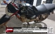 For&ccedil;a T&aacute;tica apreende motocicleta adulterada e conduz suspeito &agrave; UNISP em Ariquemes &ndash; V&Iacute;DEO