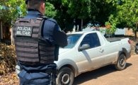 JARU: Pol&iacute;cia Militar recupera Fiat Strada furtada poucas horas ap&oacute;s o crime