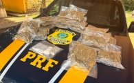PRF em Rond&ocirc;nia apreende mais de 8 kg de materiais il&iacute;citos em Porto Velho