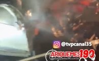 Grav&iacute;ssimo acidente entre caminhonete e bitrem faz v&iacute;tima fatal presa &agrave;s ferragens na BR&ndash;364, Km&ndash;542 &ndash; V&Iacute;DEO