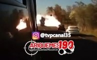 Colis&atilde;o seguida de explos&atilde;o deixa quatro mortos na BR&ndash;163 em MS &ndash; V&Iacute;DEO