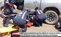 SAMU socorre motociclista que ficou debaixo de ve&iacute;culo na Av. Rio Branco em Ariquemes &ndash; V&Iacute;DEO