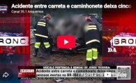Acidente entre carreta e caminhonete deixa cinco pessoas mortas na BR&ndash;364 em Ouro Preto do Oeste &ndash; LIVE: ESTAMOS NO AR! PROGRAMA BRONCA DA PESADA