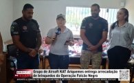 Grupo de Airsoft KAT Ariquemes entrega arrecada&ccedil;&atilde;o de brinquedos da Opera&ccedil;&atilde;o Falc&atilde;o Negro &ndash; V&Iacute;DEO