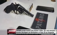 PATAMO prende homem com rev&oacute;lver calibre .38 e seis muni&ccedil;&otilde;es durante abordagem em distribuidora &ndash; V&Iacute;DEO