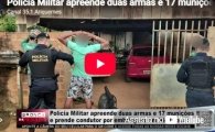 Pol&iacute;cia Militar apreende duas armas e 17 muni&ccedil;&otilde;es e prende condutor por embriaguez em Rio Crespo &ndash; V&Iacute;DEO