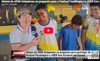Alunos da APAE Ariquemes se preparam para o Festival Paral&iacute;mpico e JOER Estadual em Cacoal &ndash; V&Iacute;DEO