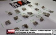 Pol&iacute;cia Militar conduz elemento &agrave; UNISP de Ariquemes com 17 parangas de Maconha &ndash; V&Iacute;DEO