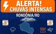ATEN&Ccedil;&Atilde;O: Alerta para chuvas intensas em Rond&ocirc;nia neste fim de semana