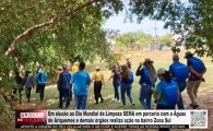 Em alus&atilde;o ao Dia Mundial da Limpeza SEMA em parceria com a &Aacute;guas de Ariquemes e demais &oacute;rg&atilde;os realiza a&ccedil;&atilde;o no bairro Zona Sul &ndash; V&Iacute;DEO