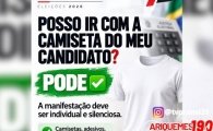 ORIENTA&Ccedil;&Atilde;O AOS ELEITORES: Posso ir votar com a camiseta do meu candidato? &ndash; V&Iacute;DEO