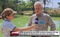SEMA em parceria com IRAD realizam despesca do lago Quero&ndash;Quero em decorr&ecirc;ncia de obras de melhoria &ndash; V&Iacute;DEO