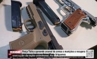 For&ccedil;a T&aacute;tica apreende arsenal de armas e muni&ccedil;&otilde;es e recupera objetos roubados no Setor 09 em Ariquemes &ndash; V&Iacute;DEO