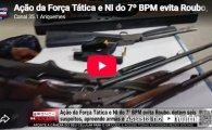 A&ccedil;&atilde;o da For&ccedil;a T&aacute;tica e NI do 7&ordm; BPM evita Roubo, det&eacute;m seis suspeitos em Ariquemes &ndash; LIVE: ESTAMOS NO AR! PROGRAMA BRONCA DA PESADA
